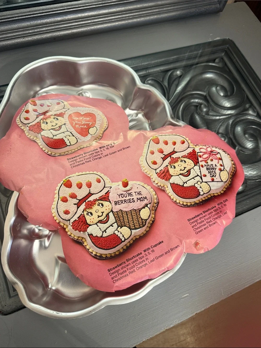 Vintage Wilton Strawberry Shortcake Cake Pan